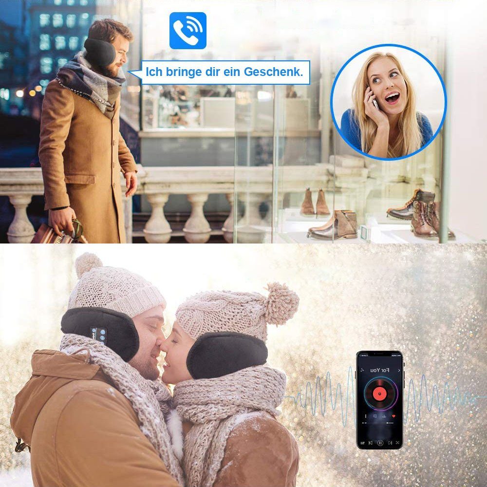 Jormftte Bügelgehörschutz Ohrenschützer Kopfhörer Bluetooth