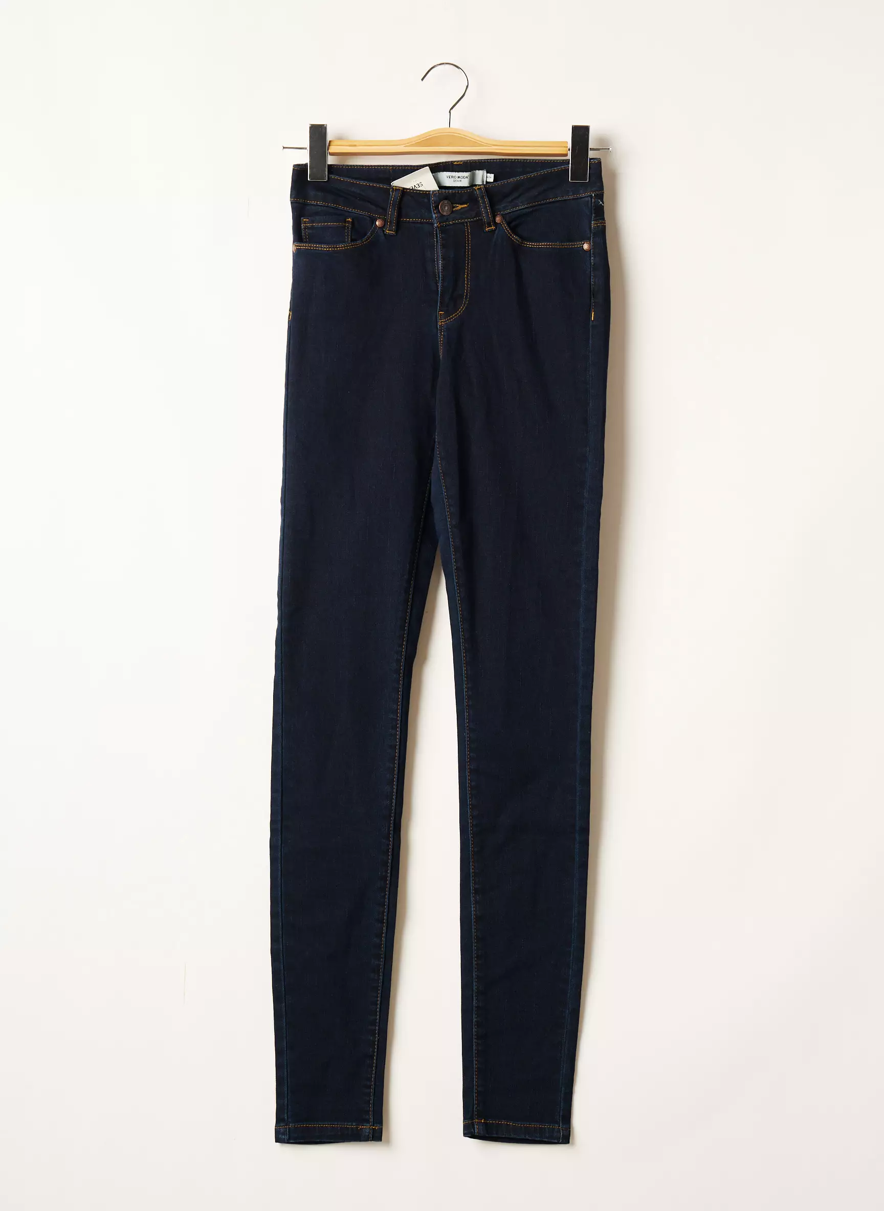 Vero Moda Jeans Coupe Slim Femme couleur bleu
