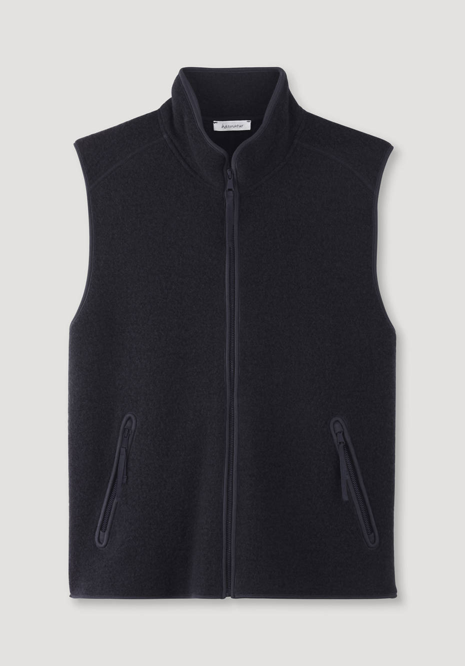 Wollfleece-Weste aus reiner Bio-Merinowolle