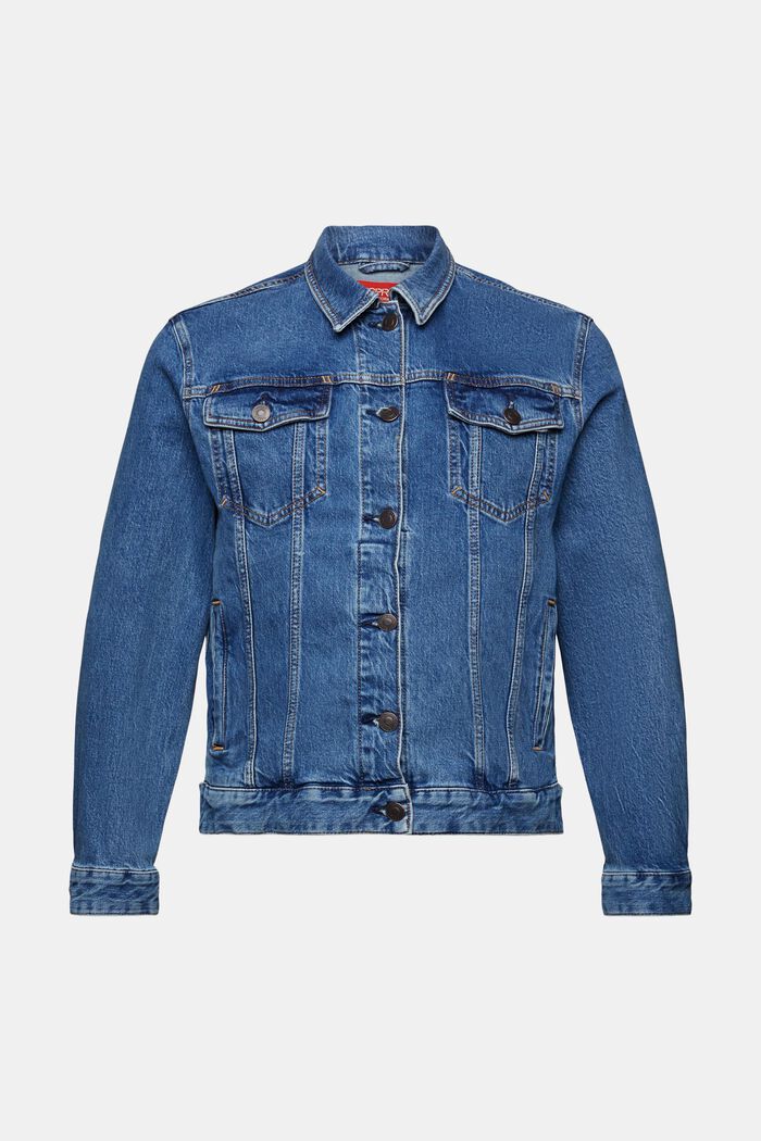 Jeansjacke im Truckerstil