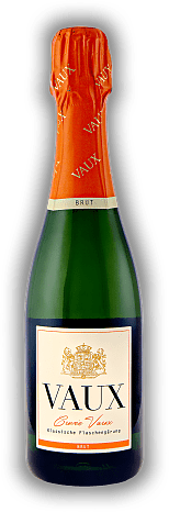 Schloss Vaux Cuvée Vaux Brut 0,375 Liter 2019 Schloss Vaux Cuvée Vaux Brut 0,375 Liter 2019 Sektcuvée aus Weißburgunder, Riesling und weißgekeltertem Spätburgunder. Jahrgang 2019 - 0,375	 Liter - Vol 12,0%
