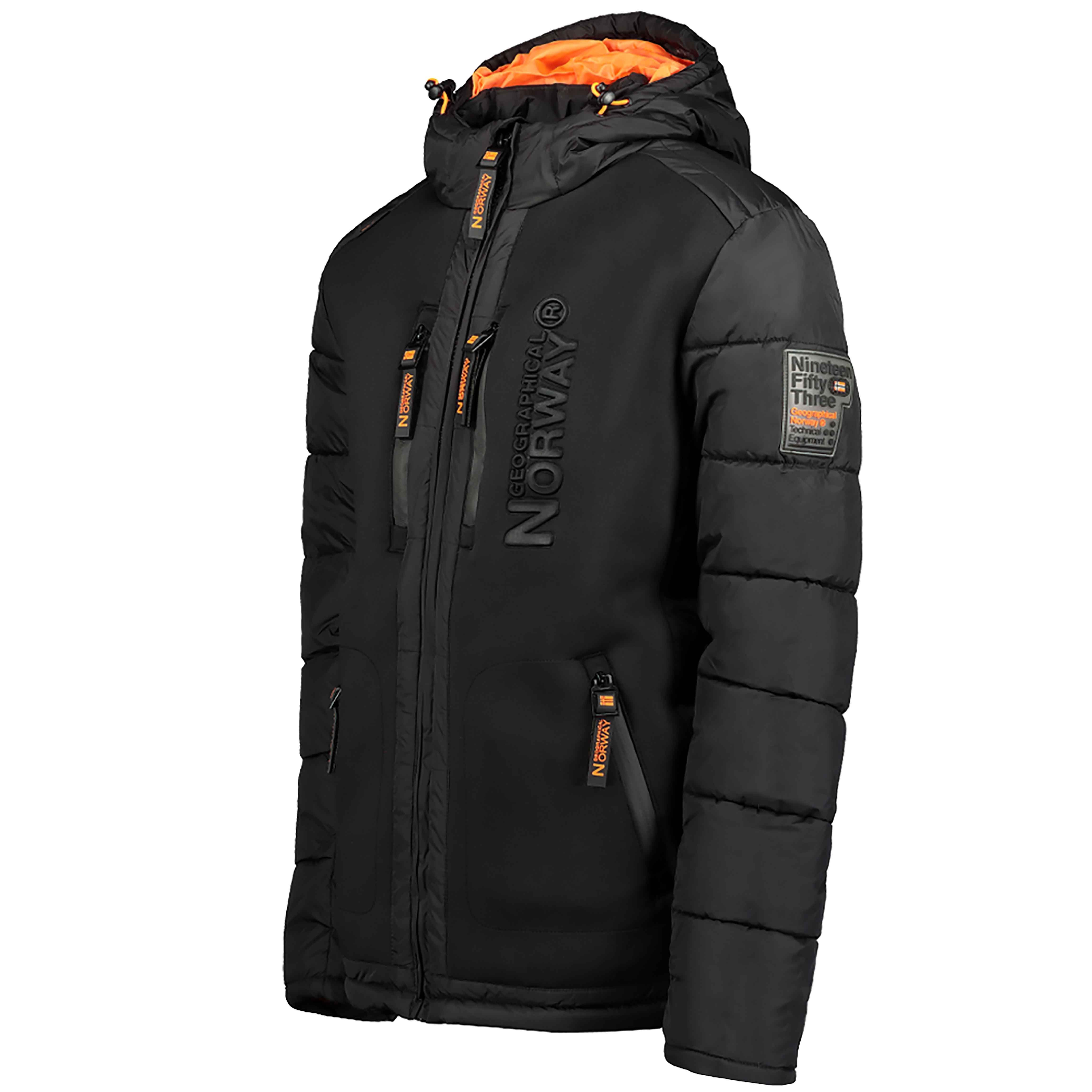 Geographical Norway Winterjacke Herren Winter Jacke Steppjacke Outdoor Jacke Brbeachwood (Winterjacke, 1-St., Steppjacke) Mit Kapuze, S Bis 7XL