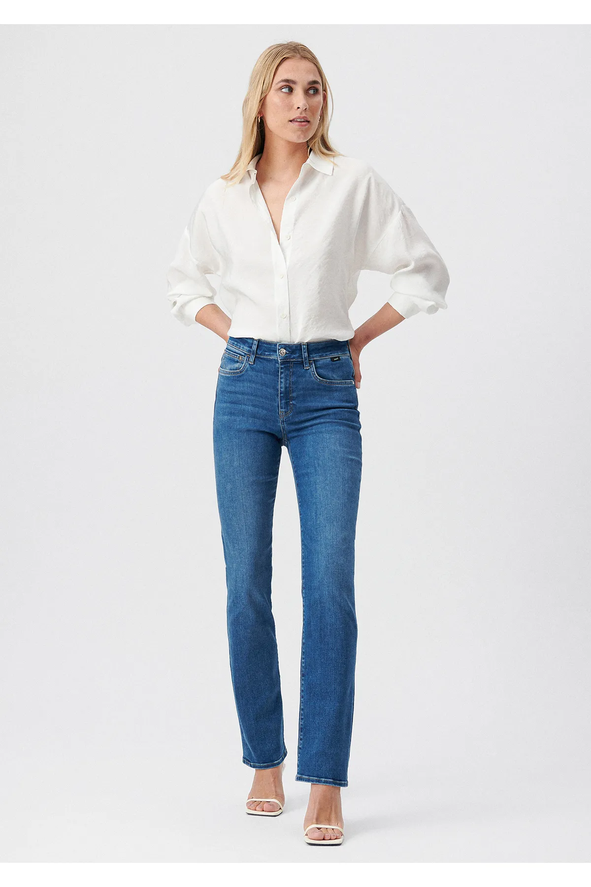 Mavi  Kendra Everyday Casual Vintage Indigoblaue Jeanshose 1074685867