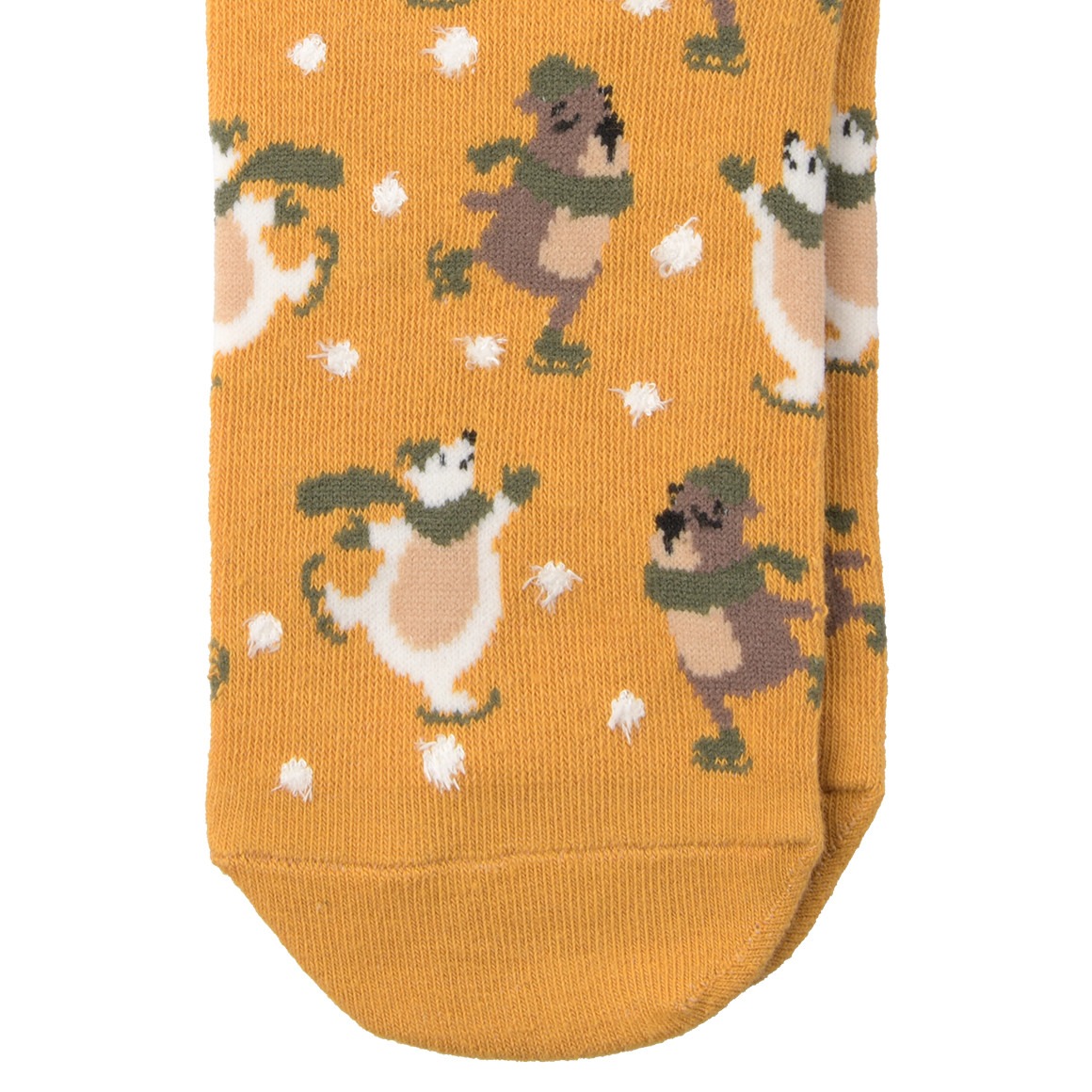 1 Paar Damen Socken mit Bären-Motiven