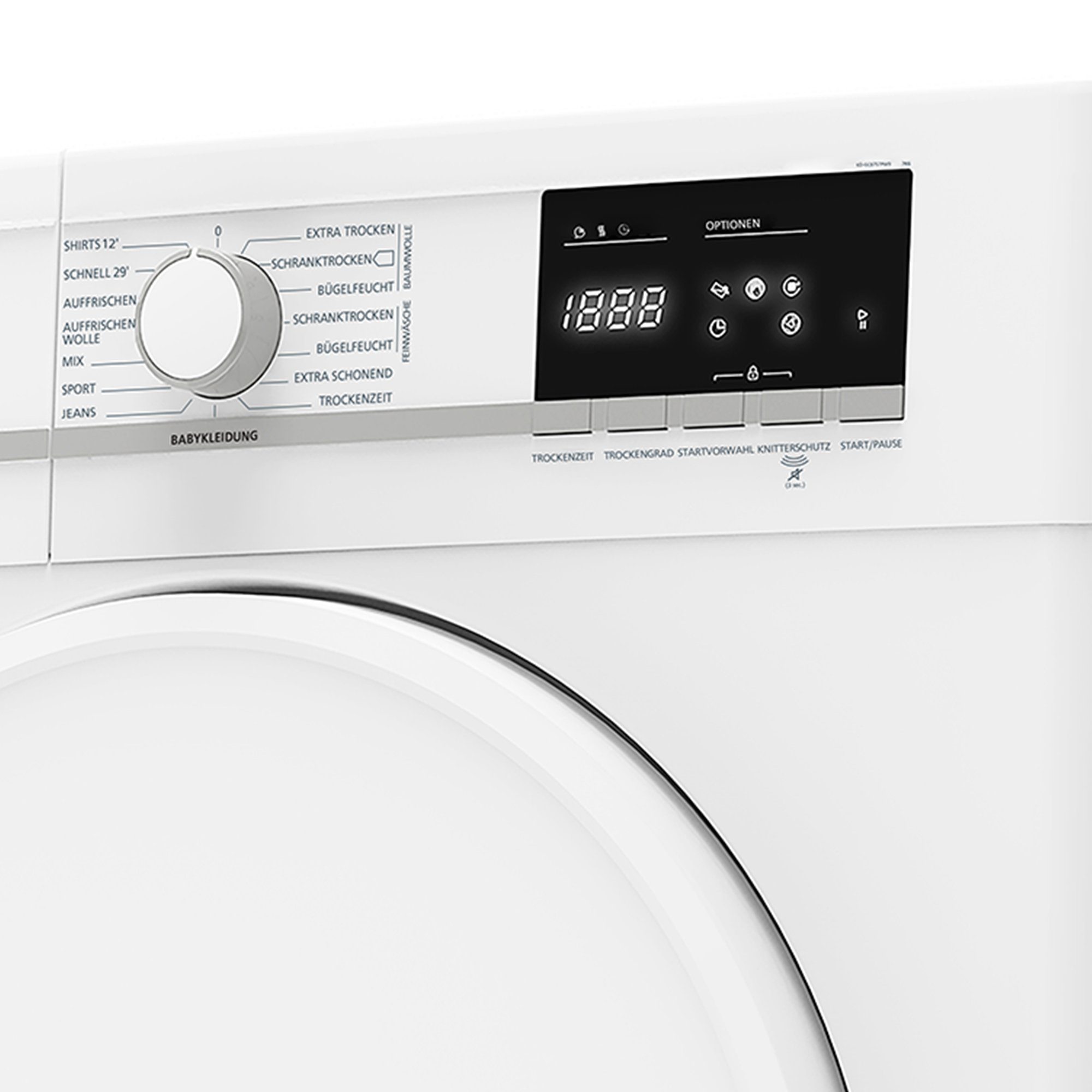 Sharp Kondenstrockner KD-GCB7S7PW9-DE KD-GCB7S7PW9-DE, 7 kg, Arbeitsplatte (abnehmbar)