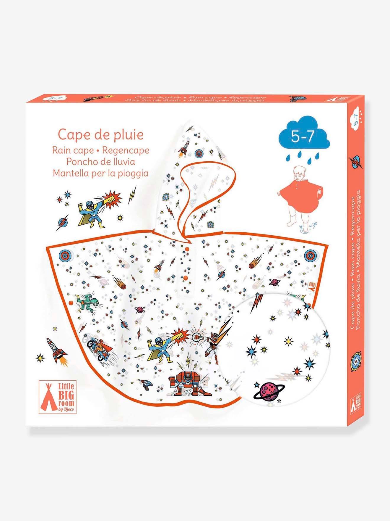 Cape de pluie 5/7 ans DJECO rose