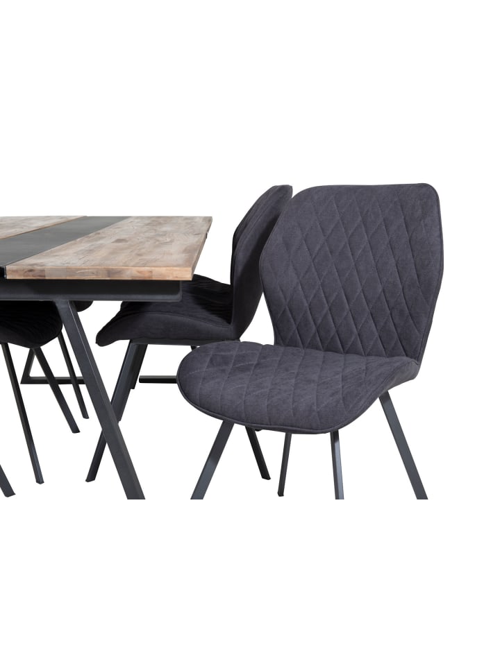 ebuy24 Essgruppe Jakarta 12 Schwarz 90 x 200 cm günstig kaufen onesize