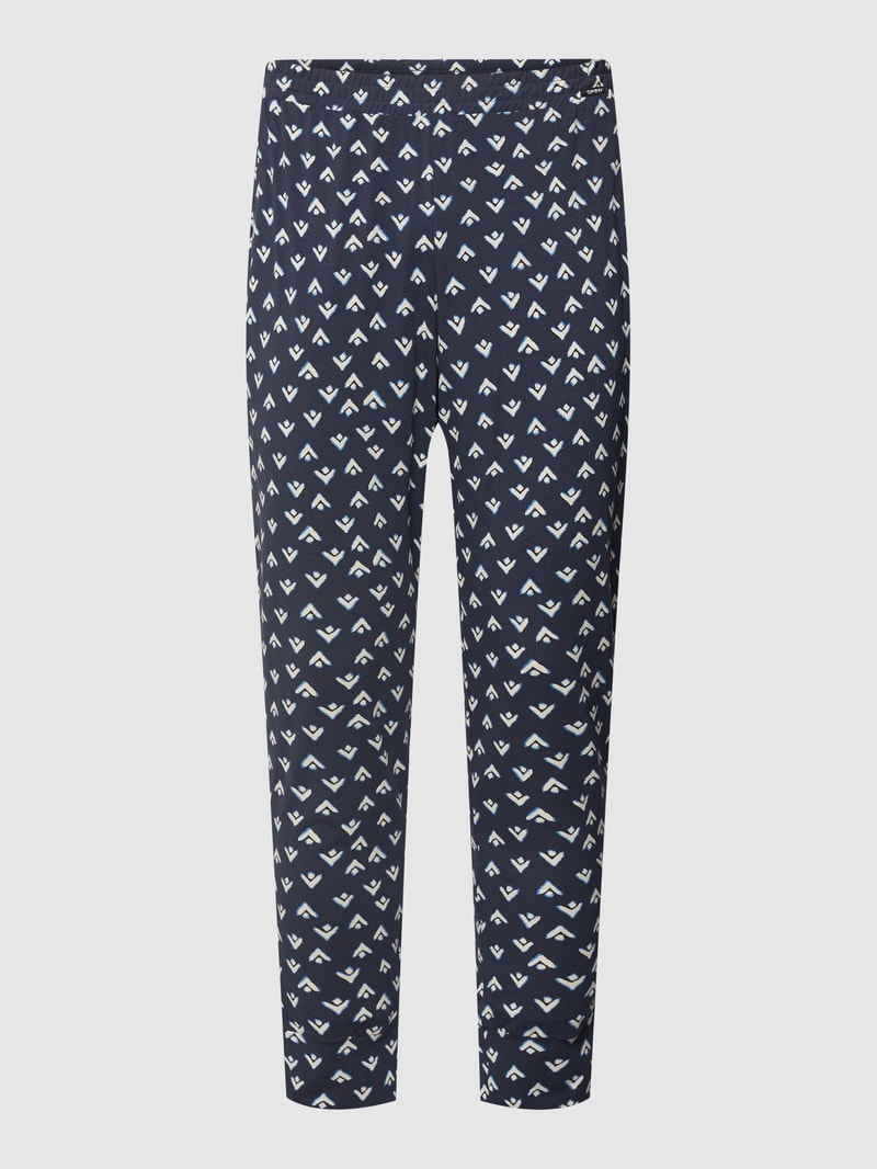 Pyjamahose mit elastischem Bund Modell 'Every Night' in dunkelblau