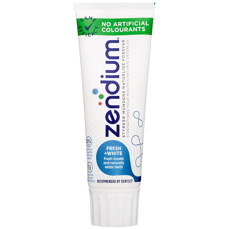Zendium Tannkrem 75 ml Fresh   white Zendium