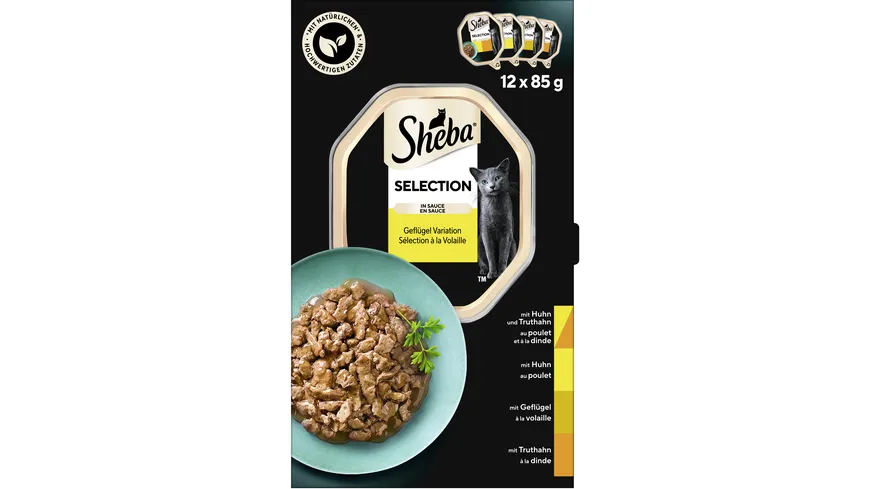 SHEBA® Schale Selection in Sauce Geflügel Variation 1020 g