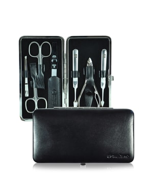 Pfeilring Eleganza Klappetui schwarz glänzend groß Maniküre-Set-1 Stk