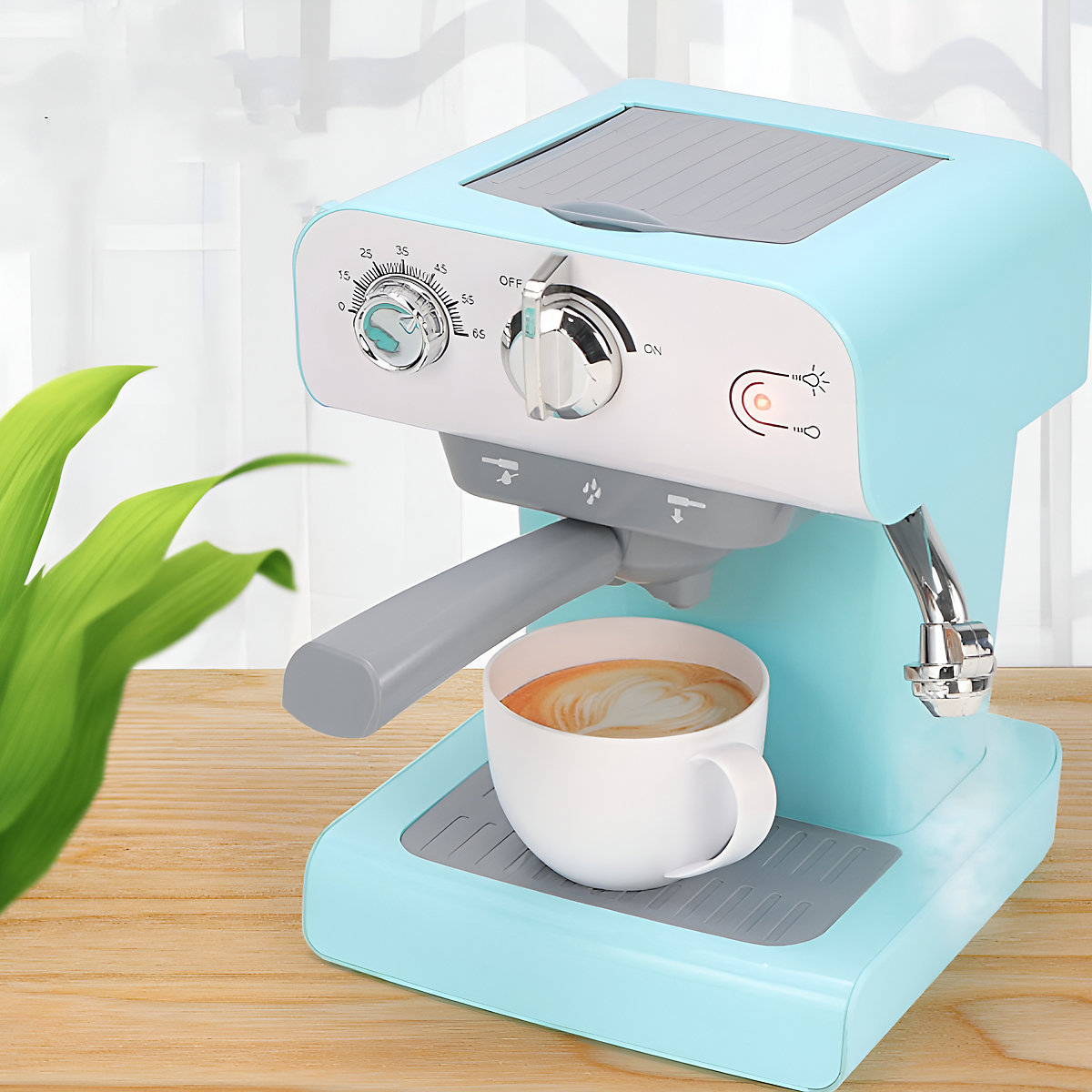 Simulierte Haushaltsgeräte für Kinder Kaffeemaschine mit Soundeffekten und Spray