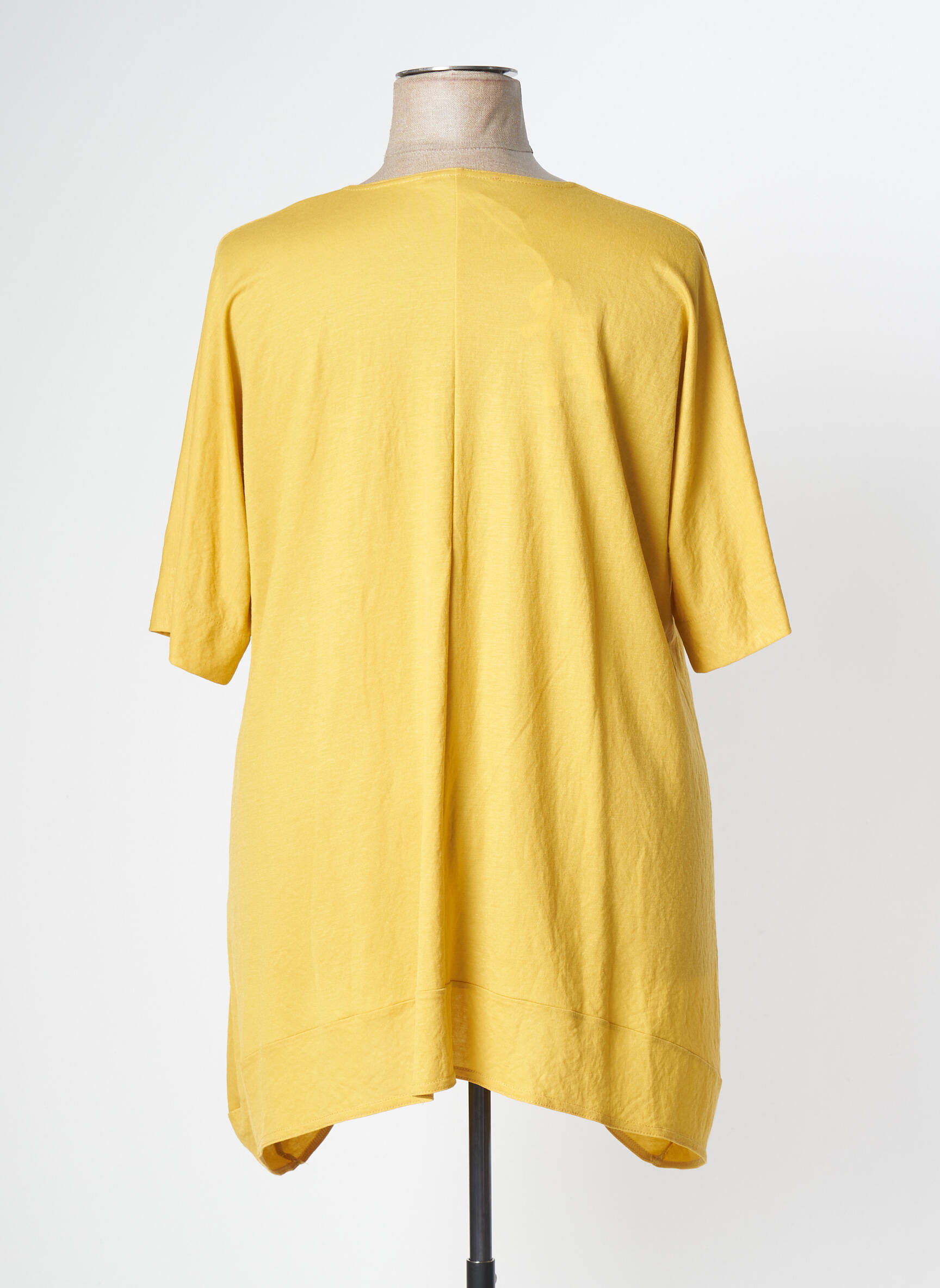 Franck Anna Tuniquemanchecourte Femme couleur jaune
