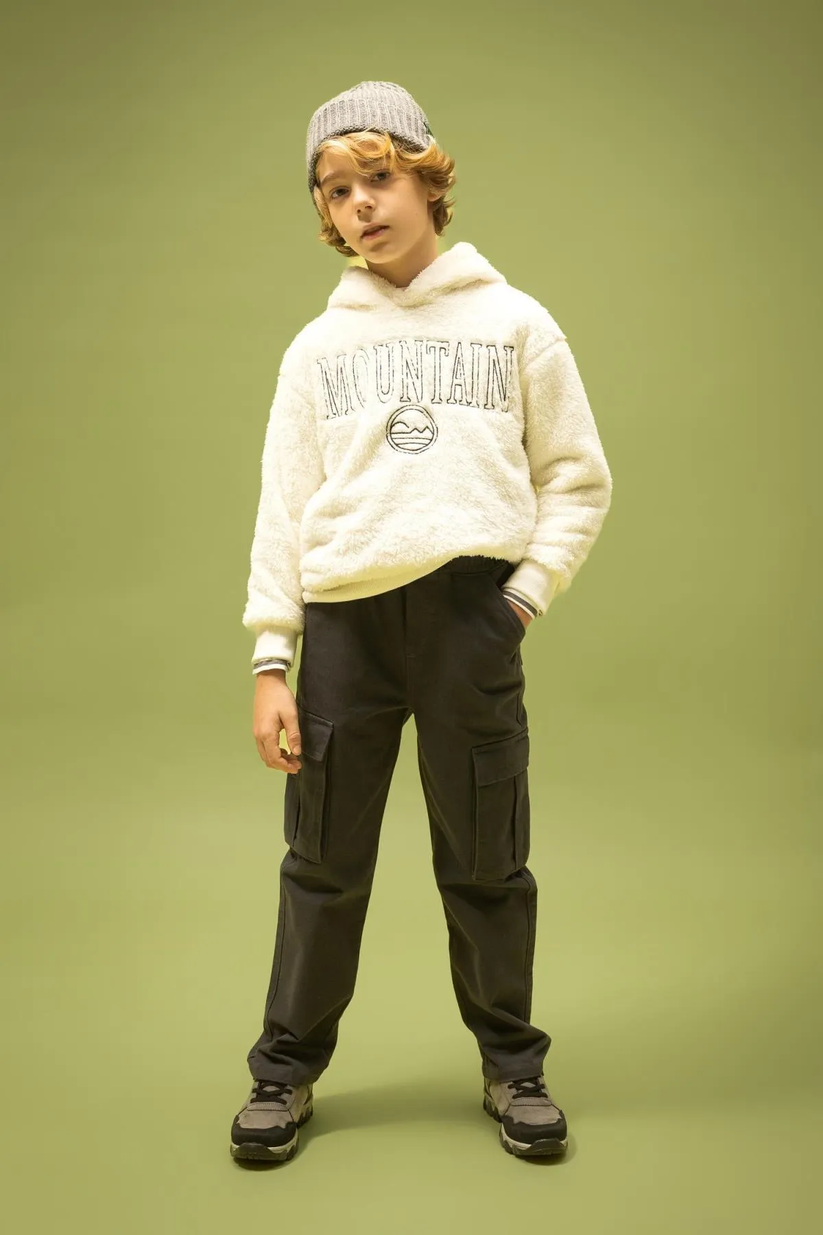 DeFacto  Cargo-Fit-Gabardine-Hose für Jungen