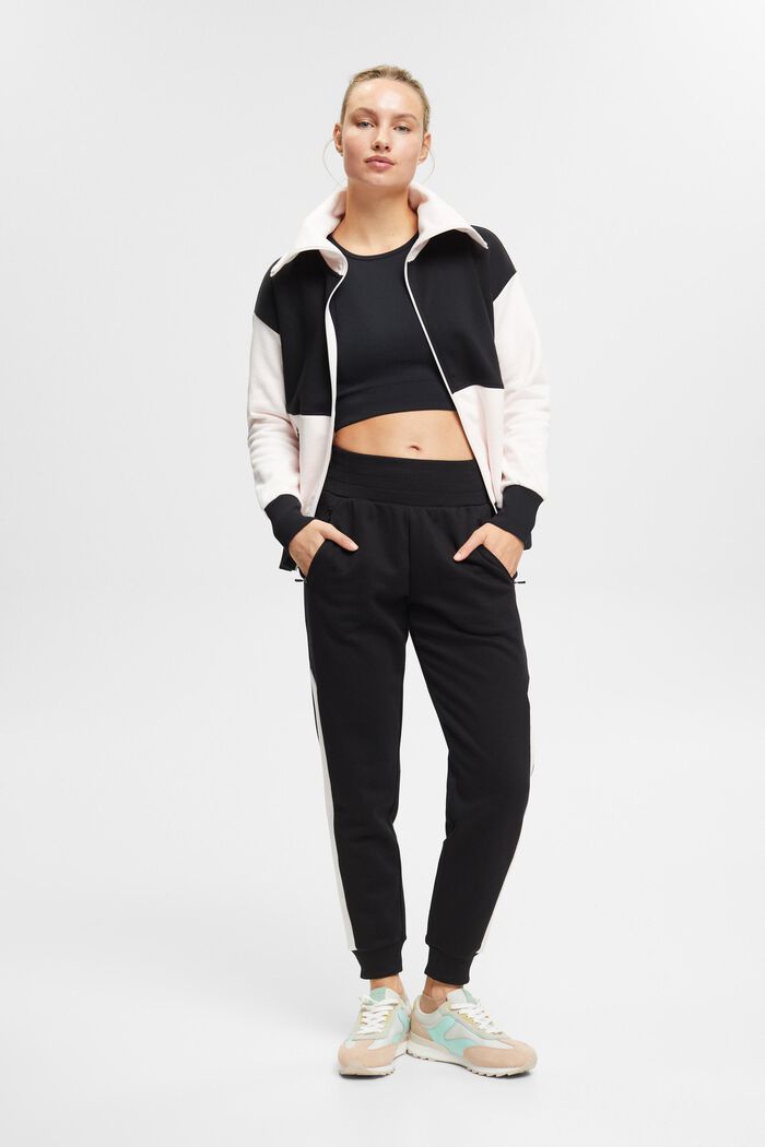 Zipp-Cardigan aus Jersey