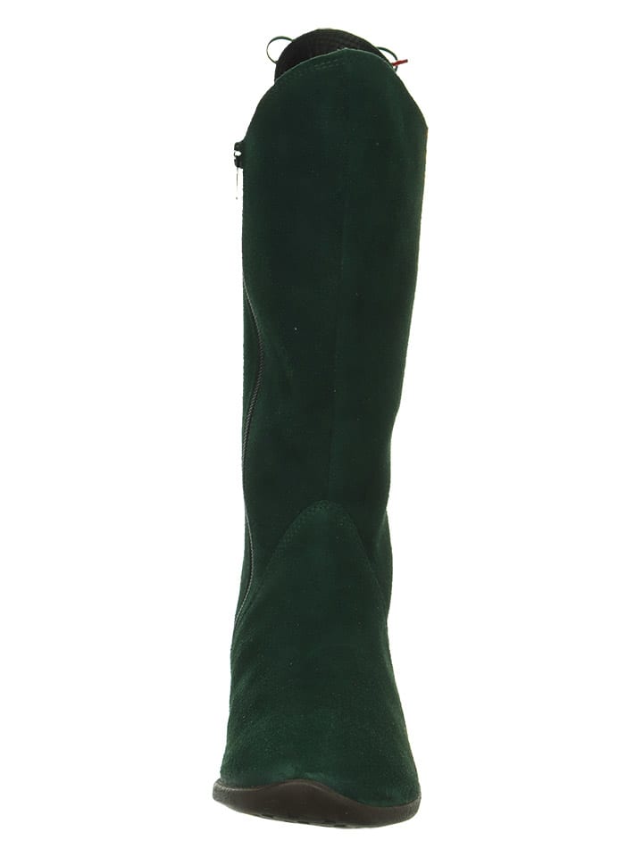 Think! Leder-Stiefel in Grün günstig kaufen