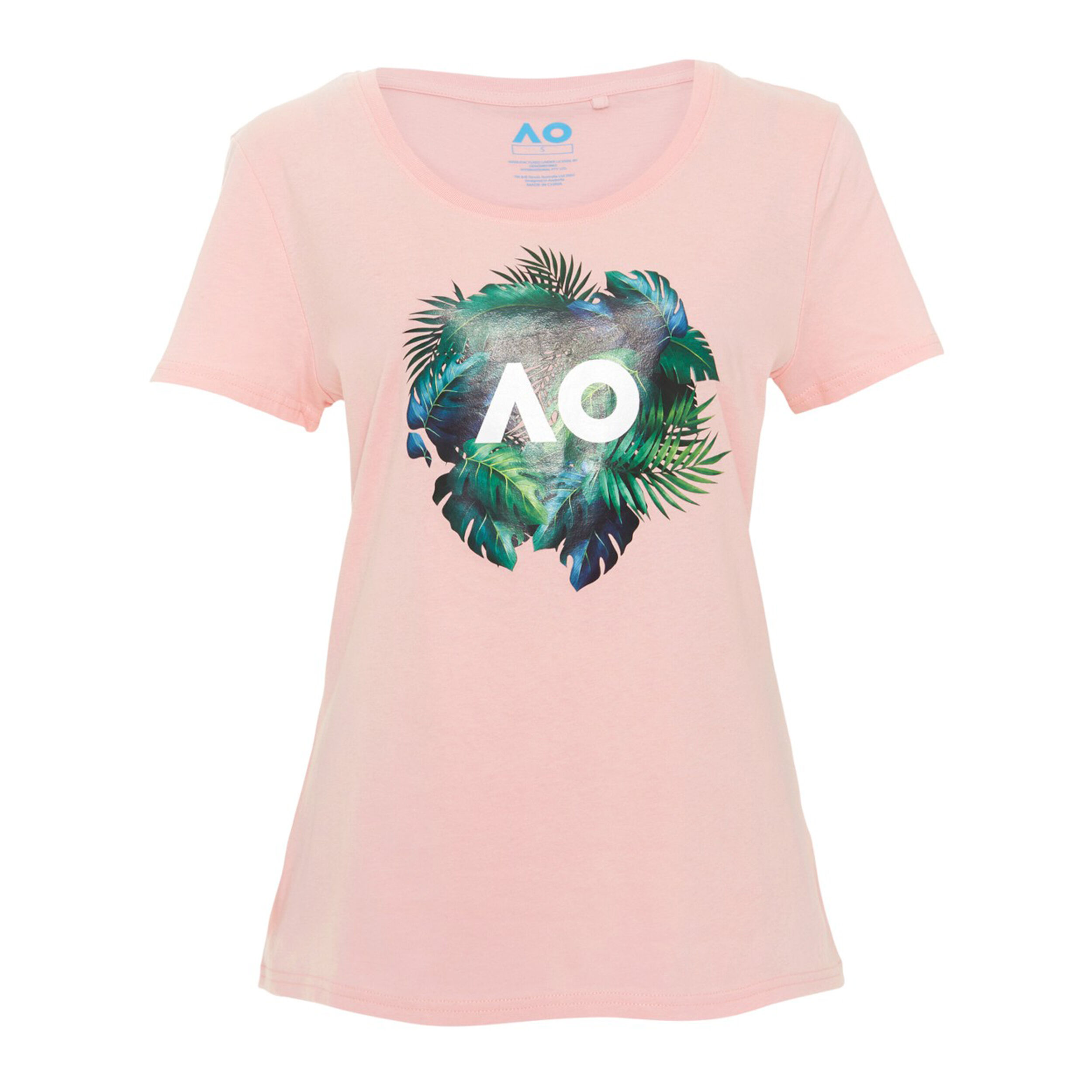 Flower T-Shirt Damen - Pink, Mehrfarbig