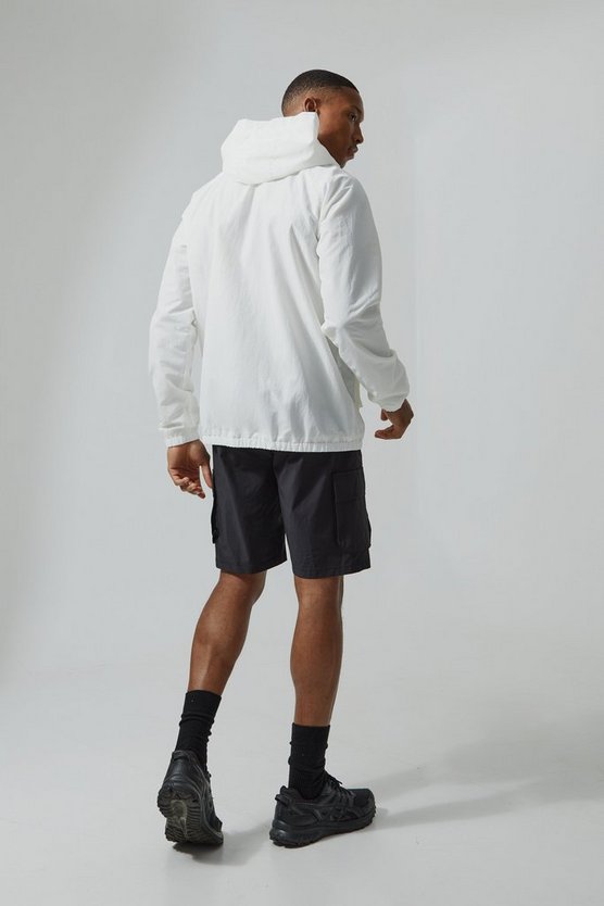 Man Active Ripstop Nylon Utility-Windbreaker