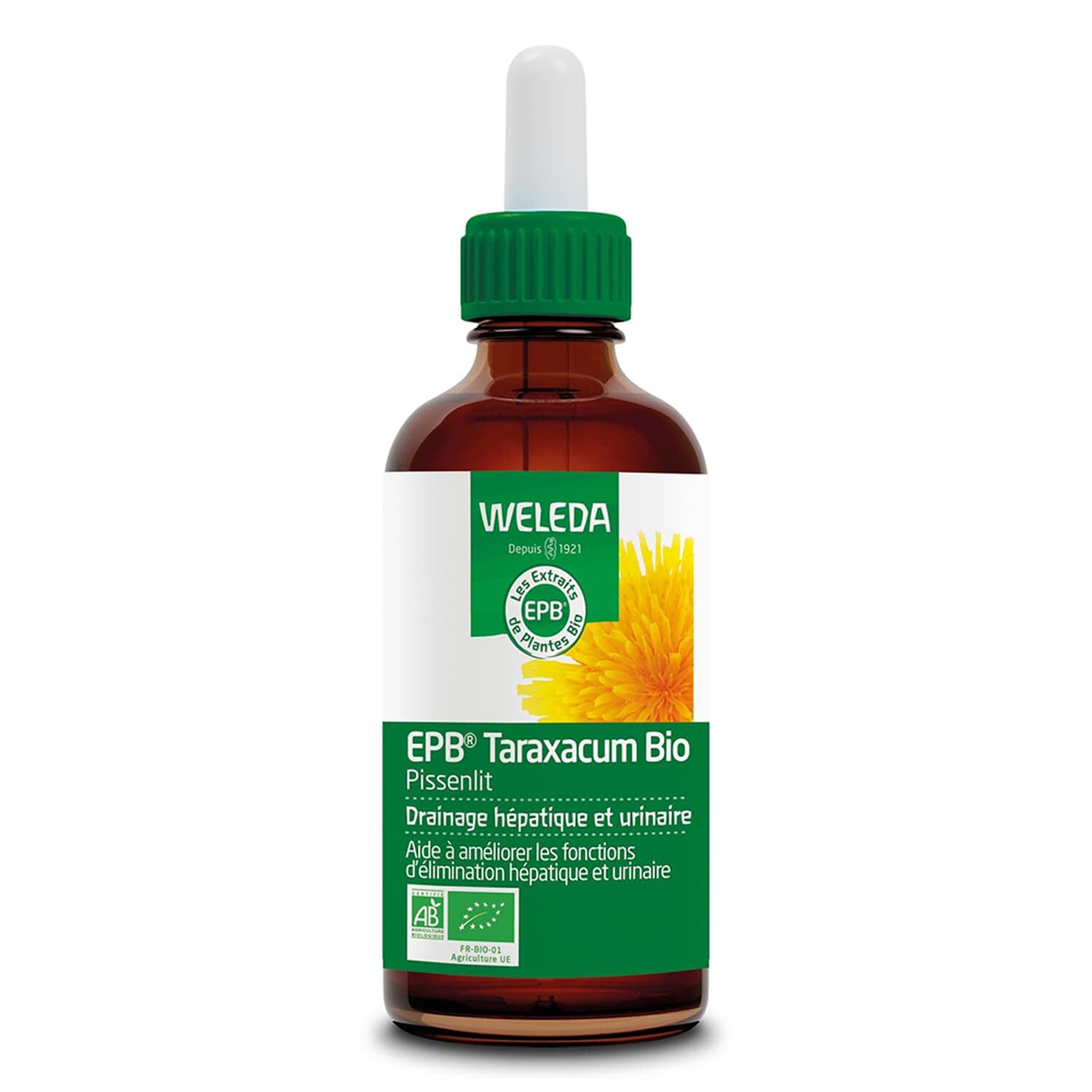 Weleda EPB® Taraxacum Bio Drainage Hépatique et Urinaire - Complément Alimentaire Naturel - 60ml