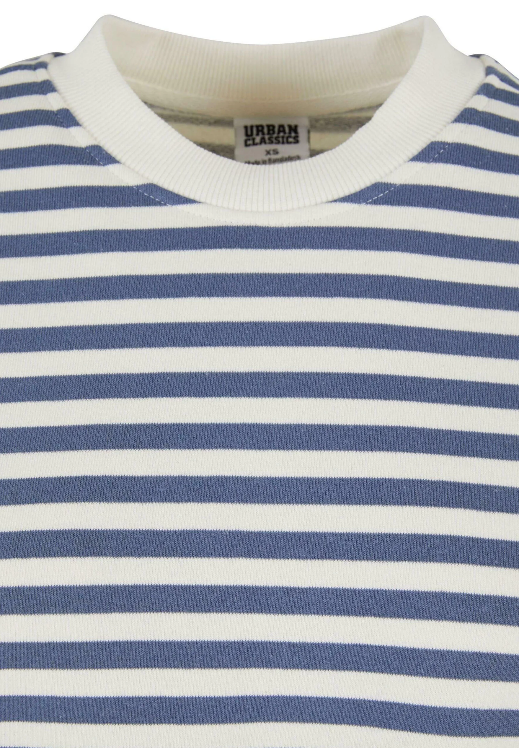 Sudadera Urban Classics con cuello redondo a rayas