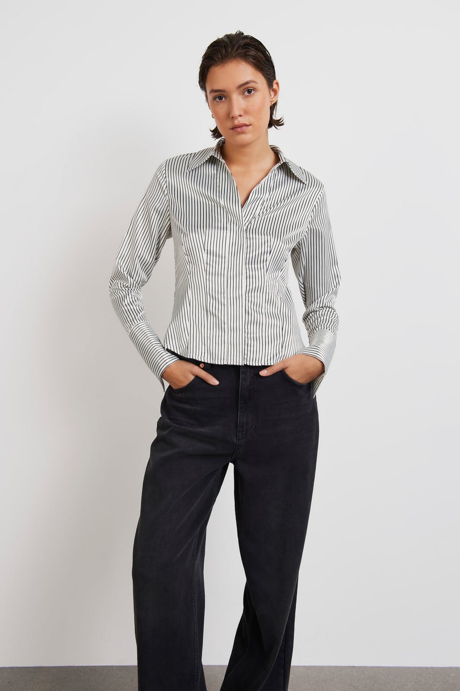 Chania satin shirt