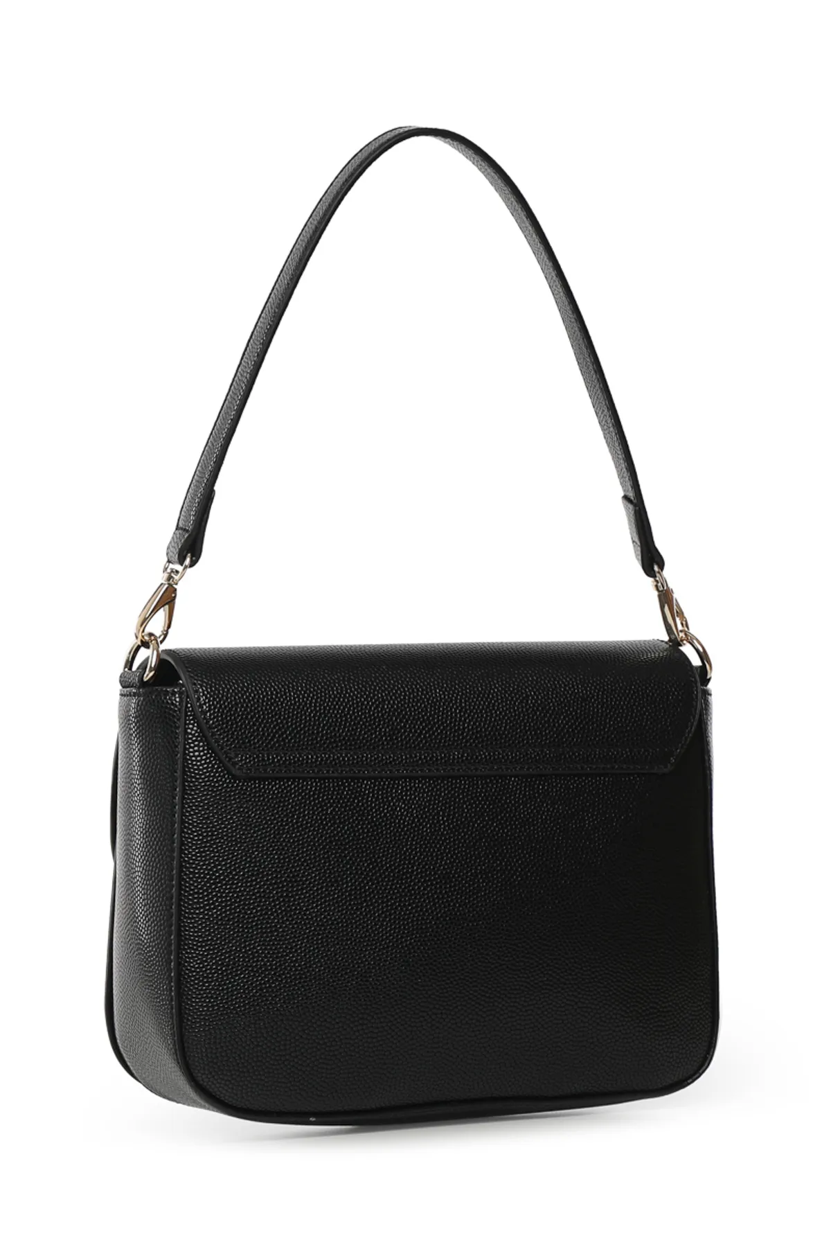 Mario Valentino  Schwarze Damen Umhängetasche Vbs1r404gnero/gold