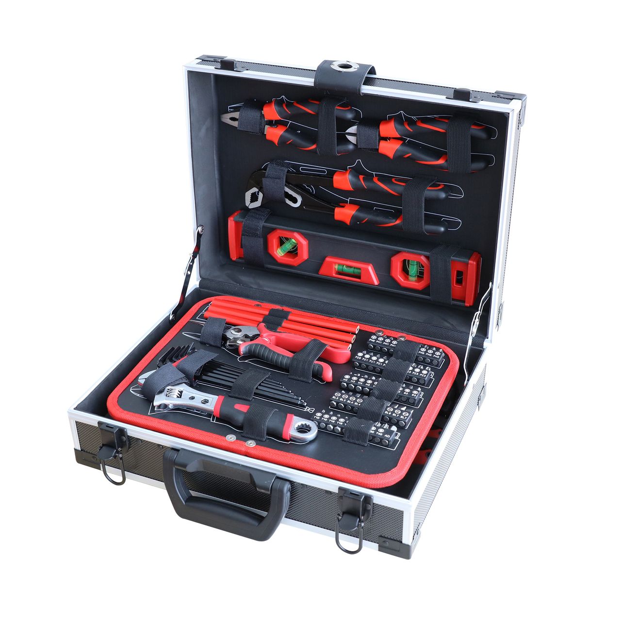 TECH-CRAFT Tech Craft Alu Werkzeugkoffer 110 tlg .