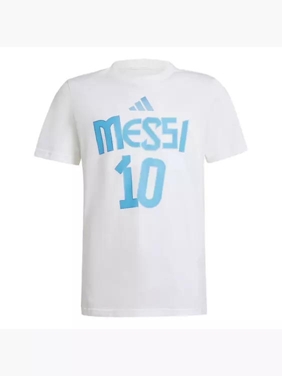 adidas Messi Name and Number Graphic Kids T-Shirt
