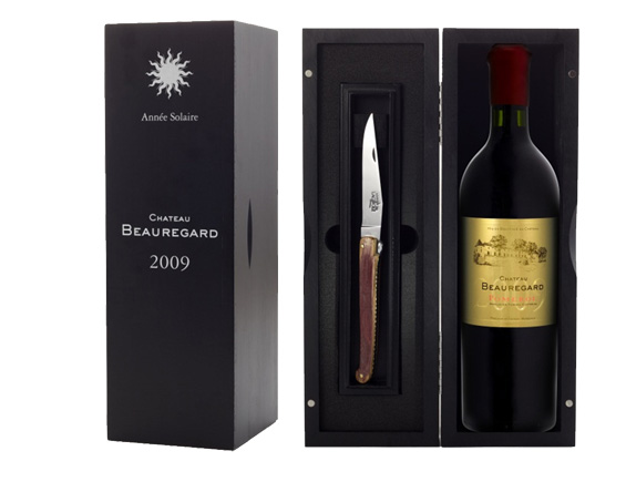 Château Beauregard 2009 Sous Coffret Avec Couteau Laguiole Bordeaux Pomerol