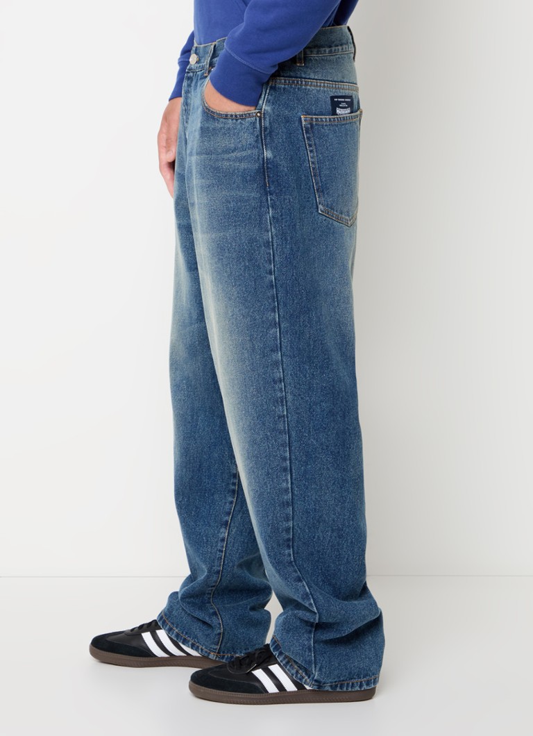 Pop Trading Company Wide leg jeans with medium wash