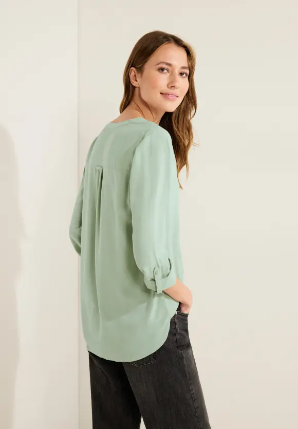 CECIL Bluse in Unifarbe