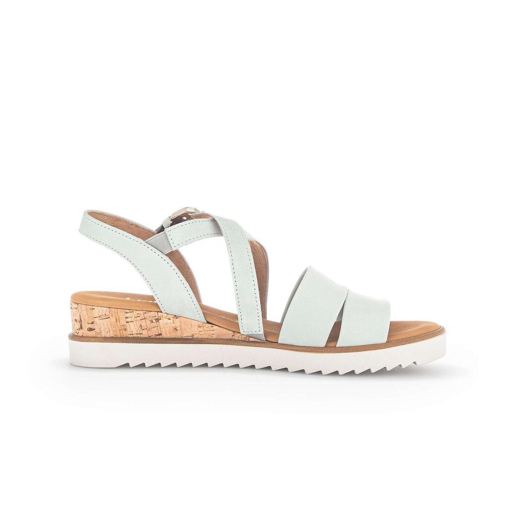 Gabor comfort Keilsandalette grün