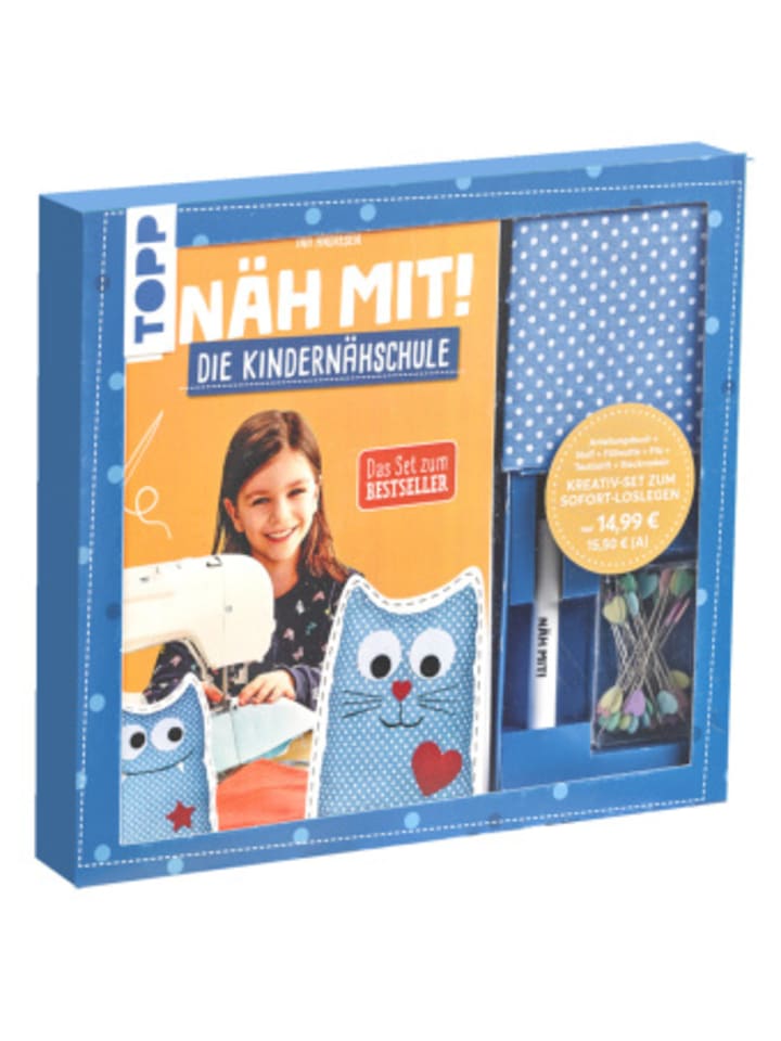 Frech Buch - Kreativ-Set: Näh mit! Die Kindernähschule günstig kaufen onesize