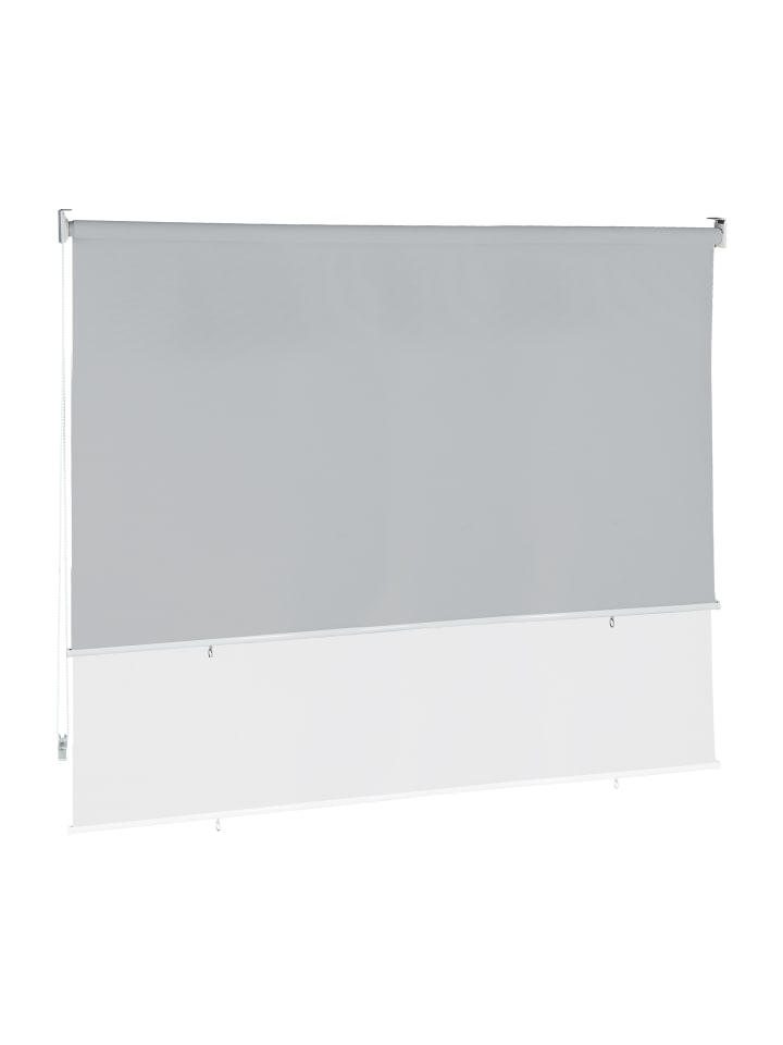 relaxdays Senkrechtmarkise in Grau - (B)180 x (H)140 cm günstig kaufen onesize