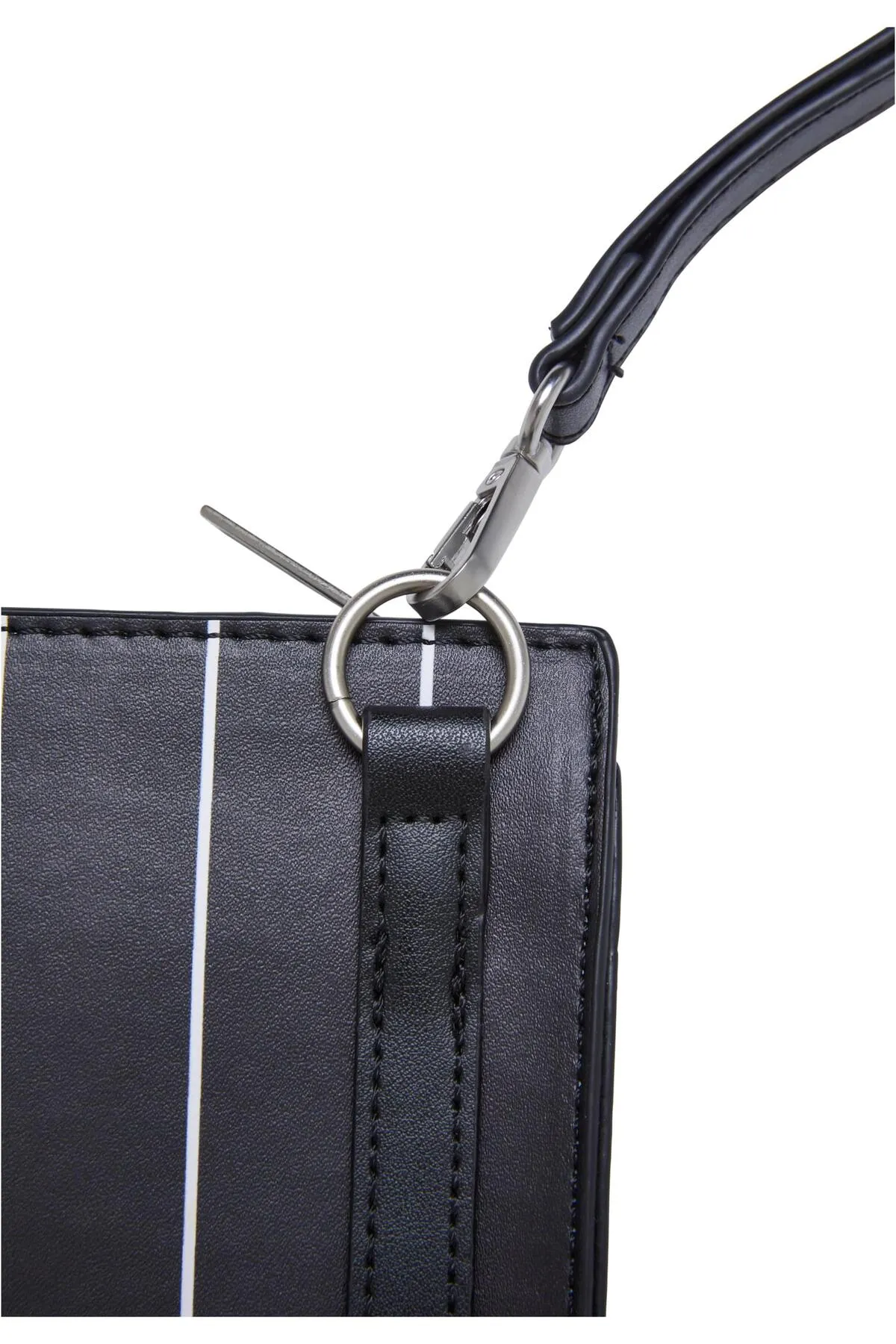 KARL KANI  Accessoires KA224-016-1KK OG Pinstripe kleine Beuteltasche schwarz/weiß