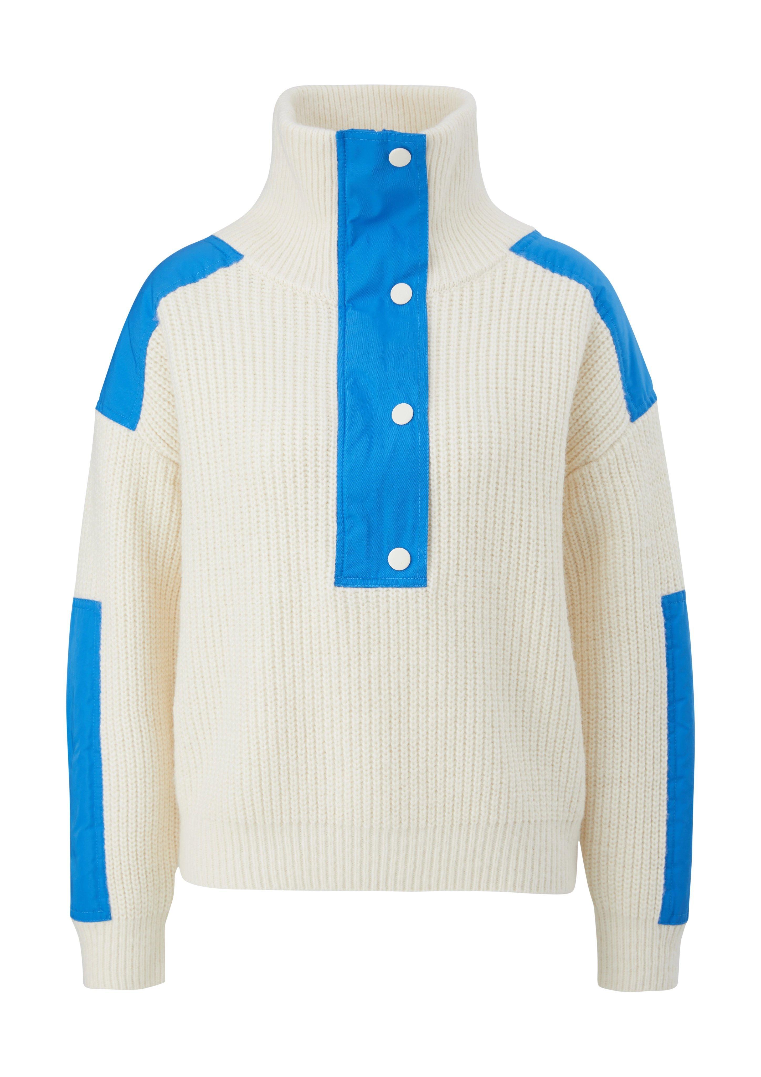Strickpullover mit Inserts  2124198-02H2