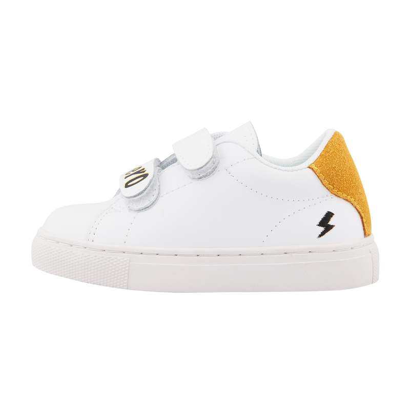Baskets en cuir Mini Edith super hero
