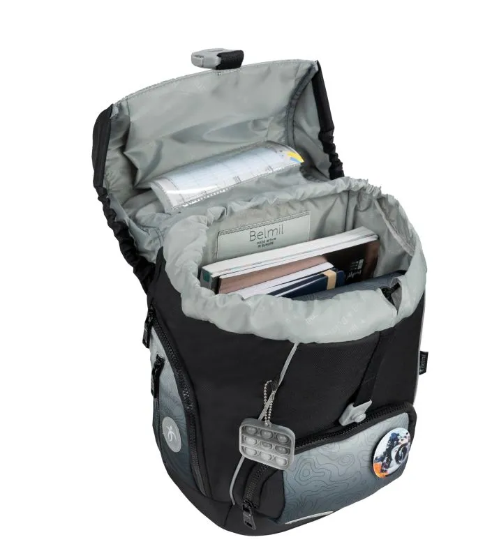 Belmil Premium Comfy Plus Schulra﻿nzen-Set 5-tlg - Black Grey
