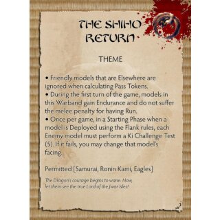 Shiho Clan - Special Card Deck
