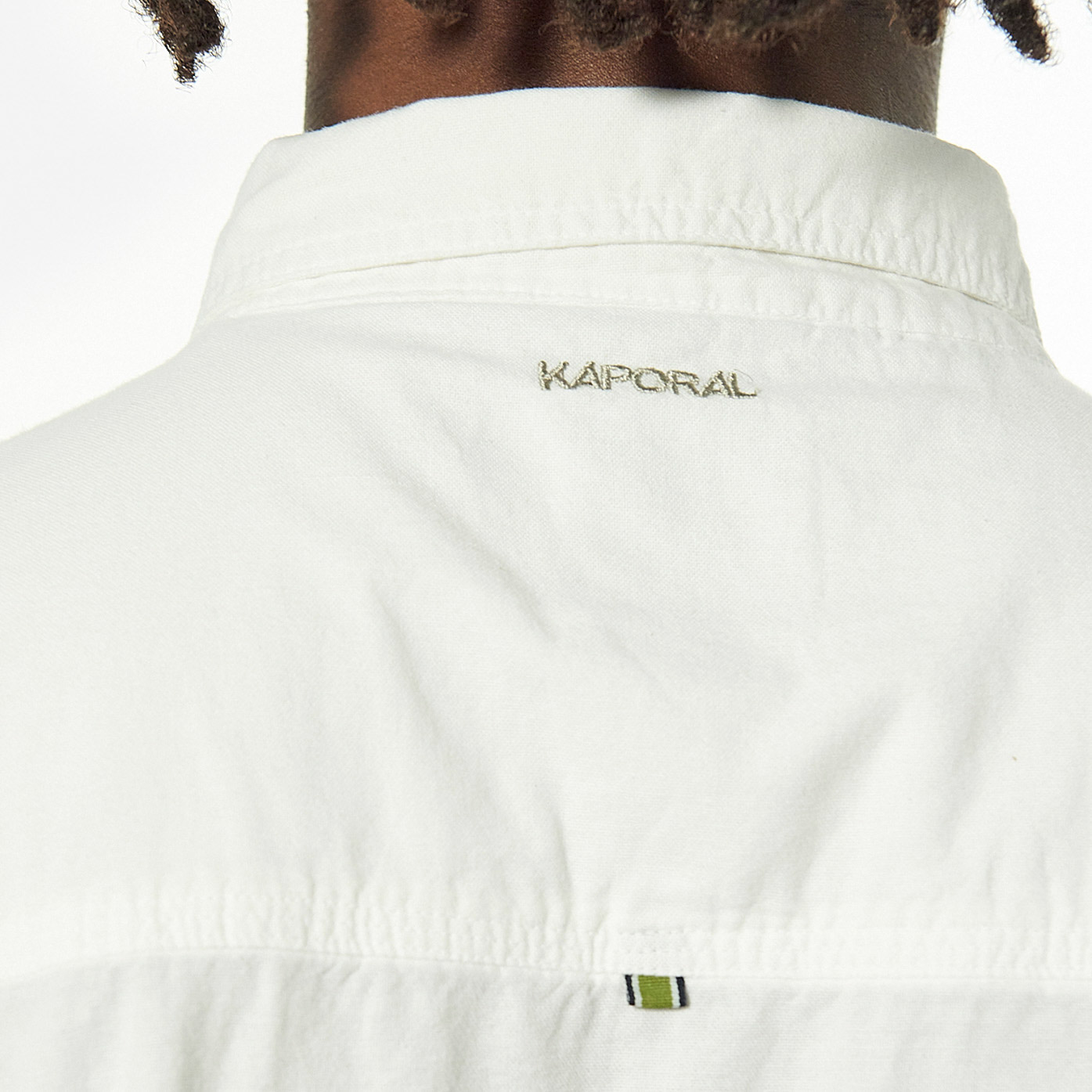 TOMEK  Chemise blanche Homme en 100% coton
