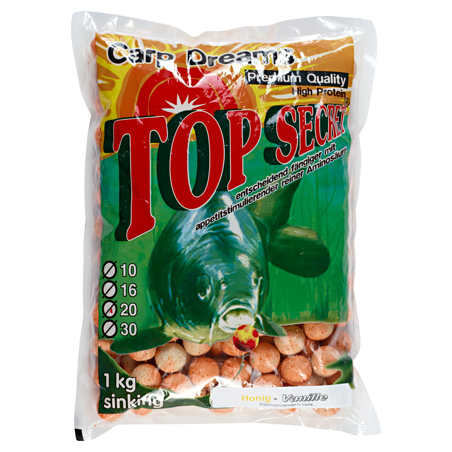 Top Secret Boilies Carp Dream (Käse/Knoblauch)