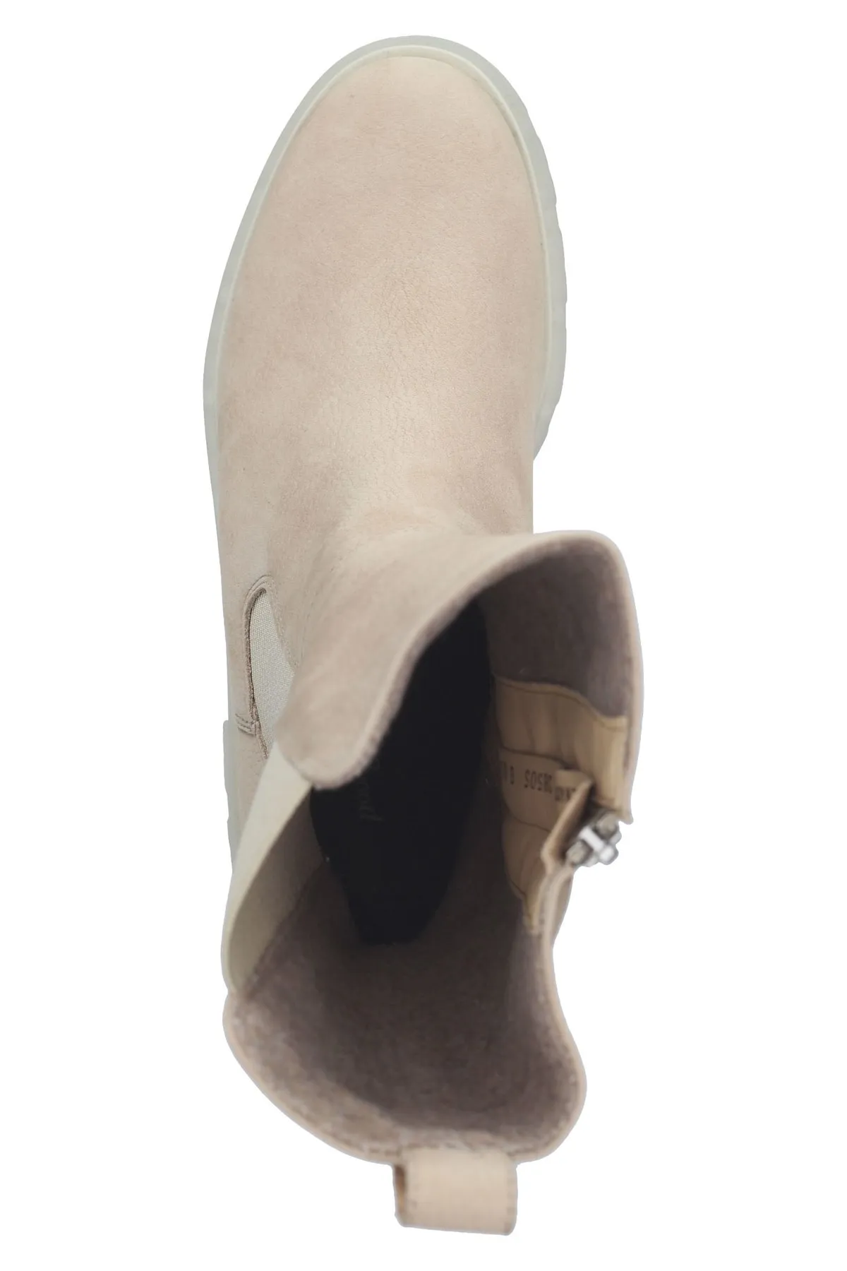 Paul Green  Stiefelette - Beige - Blockabsatz
