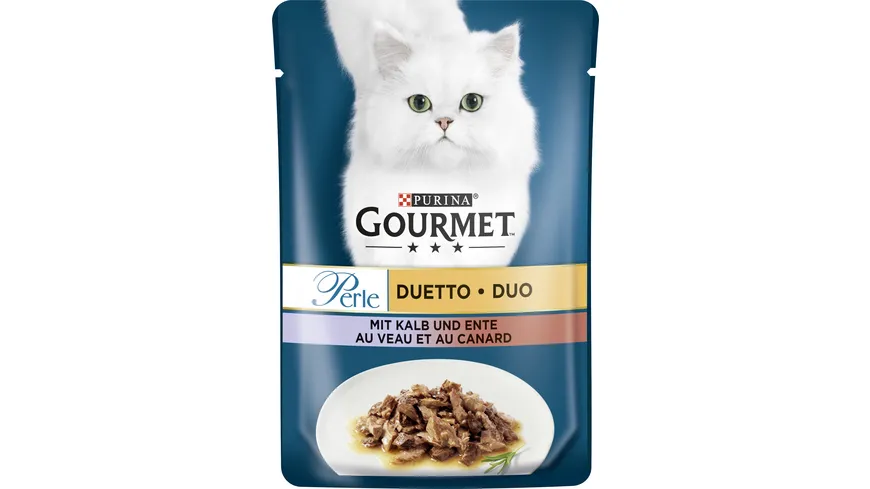 PURINA GOURMET Perle Duetto mit Kalb & Ente 85 g