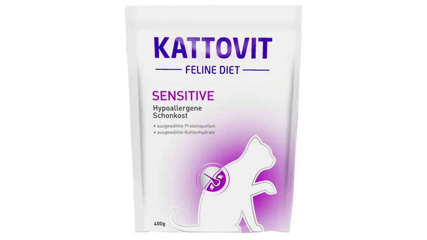 Kattovit Katzentrockenfutter Feline Diet Sensitive 400 g