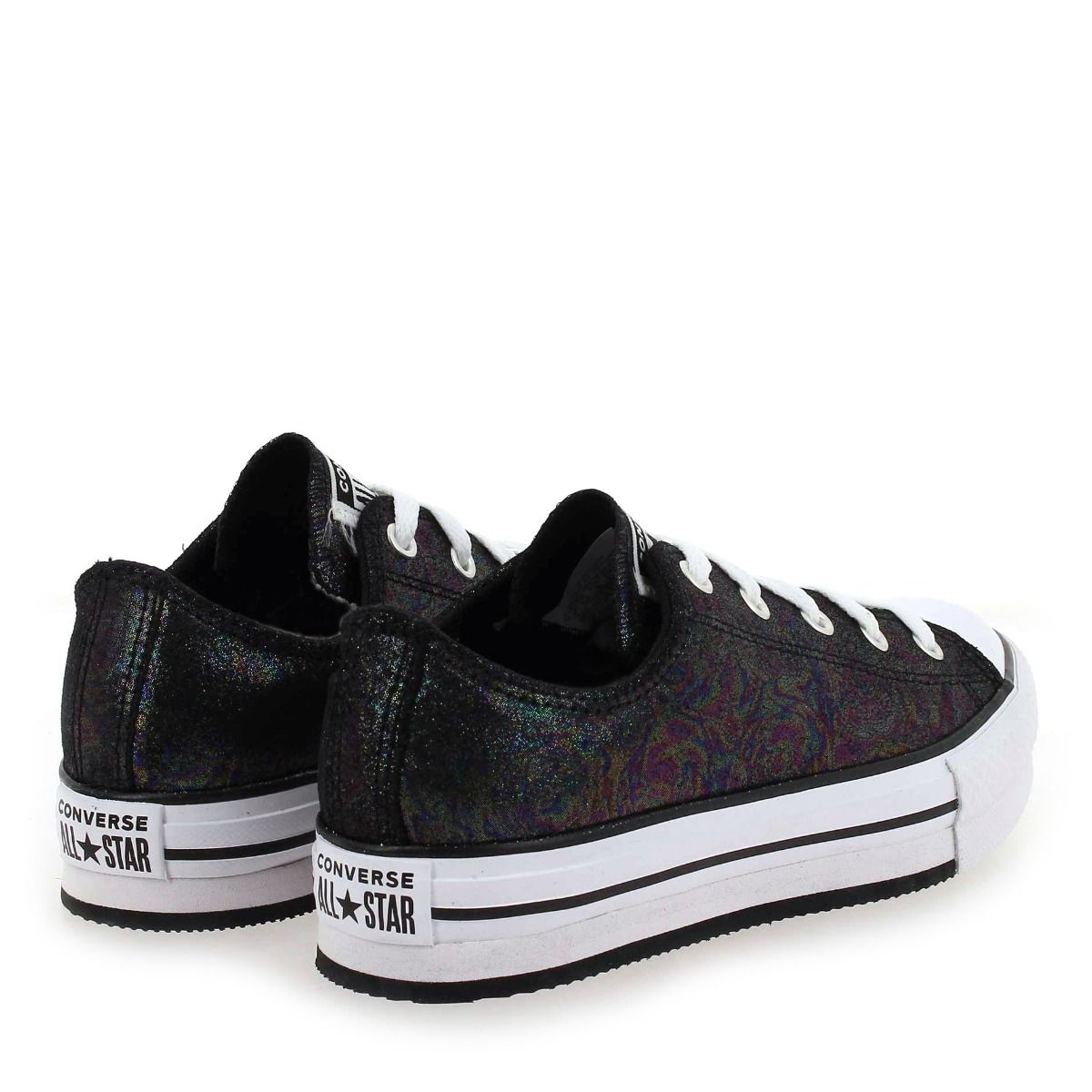 Converse  CTAS OX CLASSIC & EVA LIFT - Noir Irise