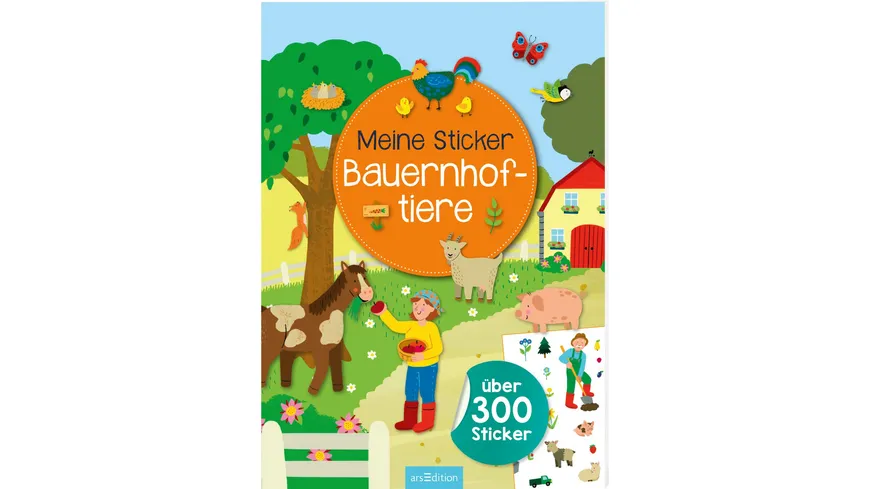 Meine Sticker Bauernhoftiere - Über 300 Sticker