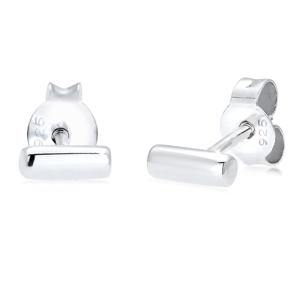 Elli Elli Boucles d'Oreilles Geo Minimalise Boucles d'Oreilles Femme - (925/1000) Arge Boucles d'oreilles