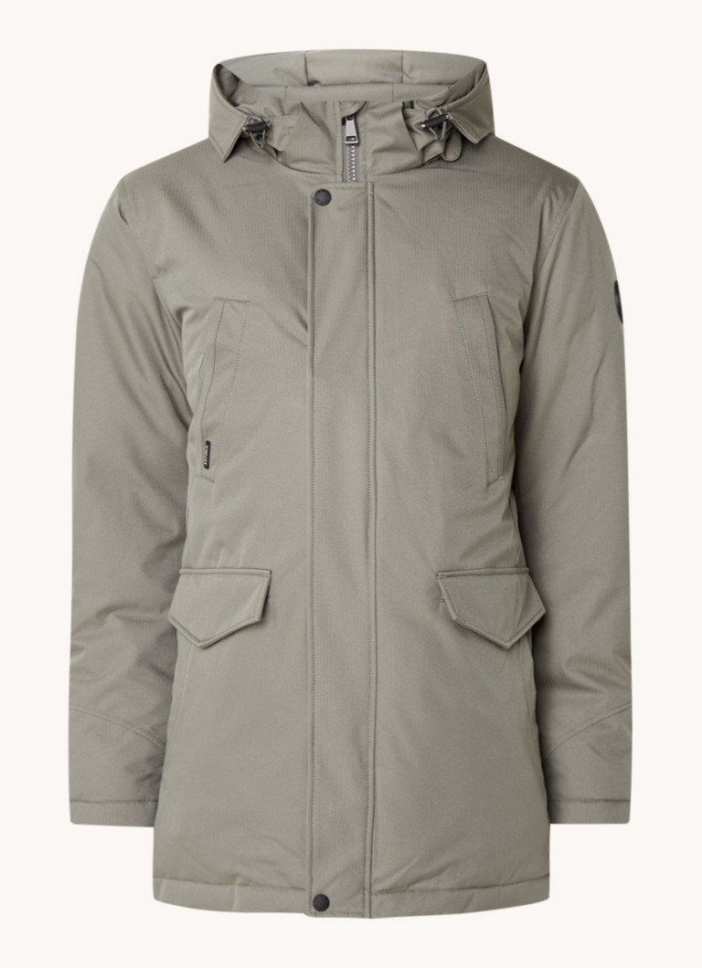 Airforce Padded parka with detachable hood