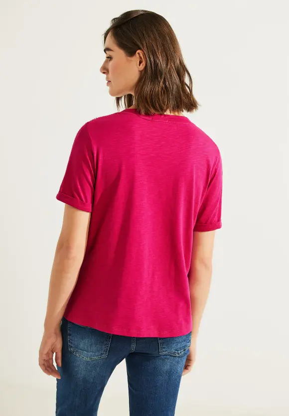 CECIL Stickerei Halbarm Shirt