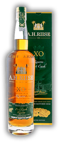 A.H. Riise X.O. Reserve Port Cask Rum A.H. Riise X.O. Reserve Port Cask Rum Stark limitierte Luxus-Edition. 0,7	 Liter - Vol 45%